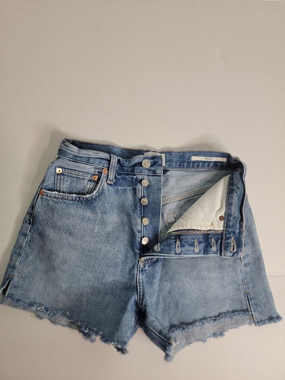 Citizens Of Humanity Marlow Premium Vintage Cut-off Denim Jean Shorts Size 25